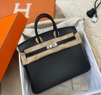 Hermes Black Birkin 25cm Swift Palladium Hardware 2020 Hermes Black Birkin 25cm Swift Palladium Hardware 2020