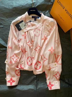 Louis Vuitton 1A8RC3  GRAPEFRUIT GRADIENT MONOGRAM BOMBER JACKET