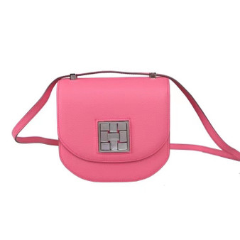 Hermes 8W Rose Azalee Mosaique au 24 - 17 bag Palladium Hardware 