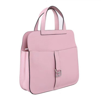 Hermes  1Q Rose Confetti Halzan 31 bag