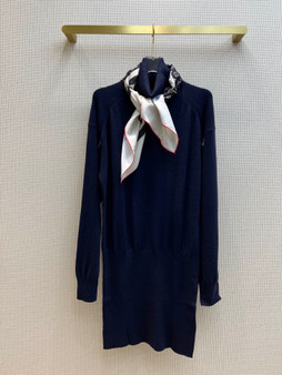 Louis Vuitton 1AALIM D-RING TROMPE L’OEIL SWEATER DRESS    