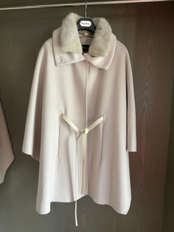 Loro Piana Cashmere Denice Cape White