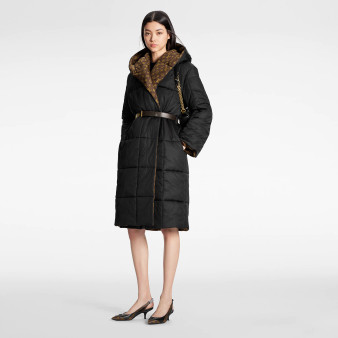 Louis Vuitton 1AA8X7 LONG PILLOW PUFFER WRAP COAT Louis Vuitton 1AA8X7 LONG PILLOW PUFFER WRAP COAT