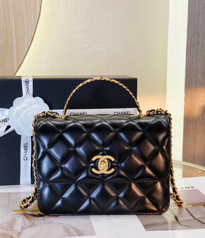 Chanel SS2023 Pre-Collection SMALL FLAP BAG WITH TOP HANDLE