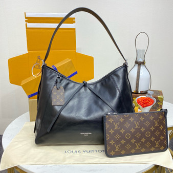 Louis Vuitton M25143 CarryAll Dark MM Bag Louis Vuitton M25143 CarryAll Dark MM Bag