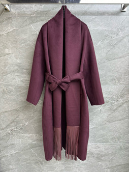 COLOMBO CASHMERE FRINGED COAT COLOMBO CASHMERE FRINGED COAT