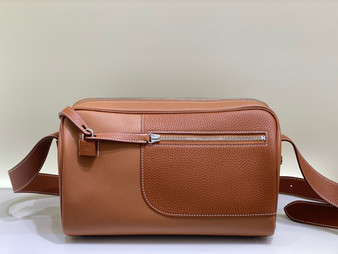 Hermès  Evercolor Nouveau On Body Bag Gold  Hermès  Evercolor Nouveau On Body Bag Gold