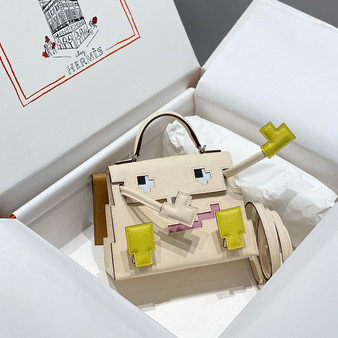 Hermes Kellydole Picto Craie（Kelly Idole Doll Bag 2022 ）