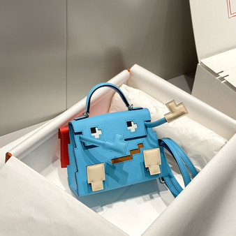 Hermes Kellydole Picto Blue Ciel（Kelly Idole Doll Bag 2022 ）