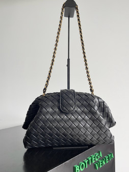 Bottega Veneta Small Lauren 1980 Black