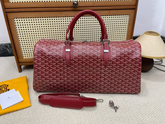 Goyard Boston 50 bag Red