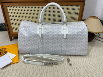 Goyard Boston 50 bag White