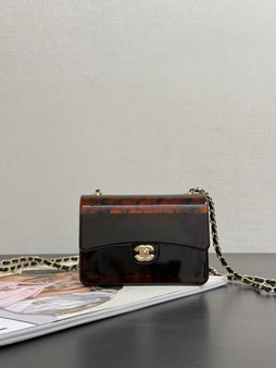 Chanel Cruise 2025/26 TORTOISESHELL  Mini Evening Bag 