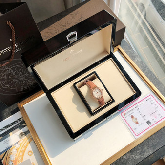 Patek Philippe Nautilus 7010R Ladies Rose Gold Diamond Watch 32mm