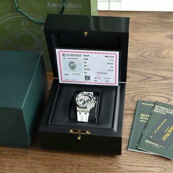 AUDEMARS PIGUET ROYAL OAK OFFSHORE 37mm Stainless Steel | White "Lady Tapisserie" Dial | Factory Diamond Bezel