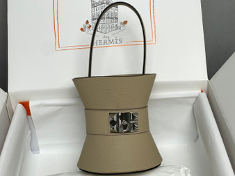 Hermès Mini Medor Basket Bag – Trench Greige Epsom SHW