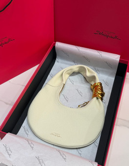 Schiaparelli Large Soufflé Bag White
