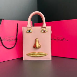Schiaparelli Face Tote Small Black