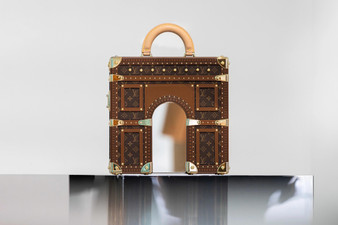 Louis Vuitton Les Extraordinaires "Malle Arc de Triomphe" Monogram Hardsided Trunk