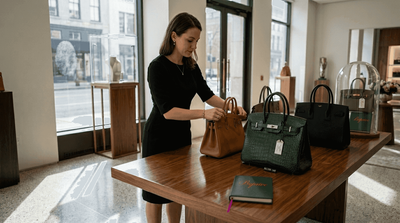 Exclusive handbag leathers: selection and luxury value