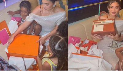Kris Jenner gifts Kylie rare $100k Hermes Birkin bag for 25th birthday