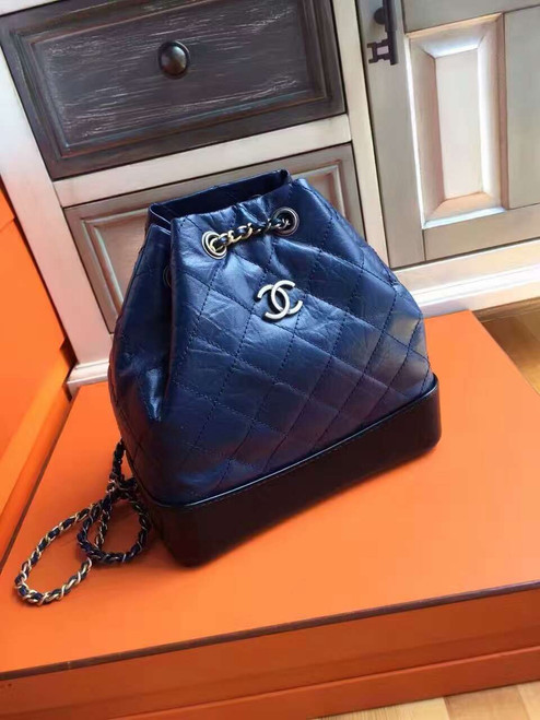 CHANEL'S GABRIELLE BACKPACK Black/Blue