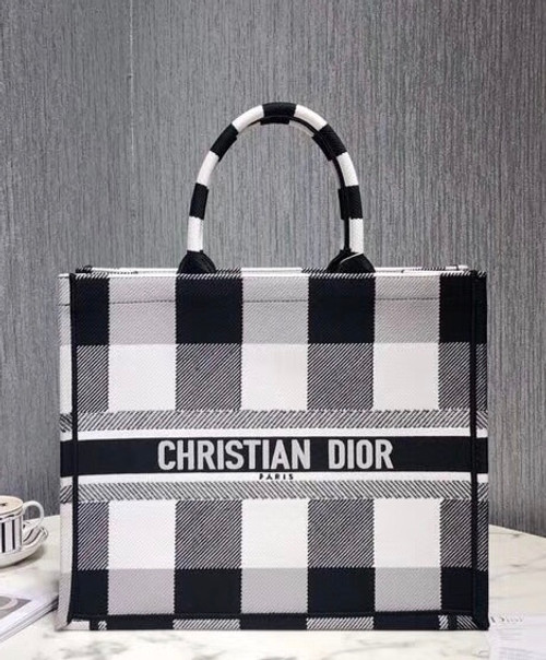 christian dior bag black and white