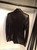 BALMAIN Black Leather Coat