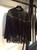 Dsquared2 Black Leather Coat
