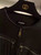 Dsquared2 Black Leather Coat