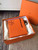 Hermes Braise Mini Kelly Pochette Gator Shine with Palladium Hardware