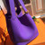 Hermes 9K Iris Picotin Lock MM Togo Leather Bag