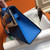 Hermès B3 Blue Zanzibar  Mini Kelly Pochette Epsom leather Gold hardware