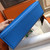 Hermès B3 Blue Zanzibar  Mini Kelly Pochette Epsom leather Gold hardware