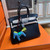 Hermes Black Birkin 25 cm Epsom Palladium Hardware