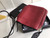 Prada Margit leather shoulder bag Red