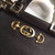  Gucci Zumi grainy leather medium top handle bag Black