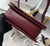  Chanel Small BOY CHANEL Handbag Bordeaux with gold-tone hardware 