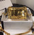 CHANEL Limited Edition Crocodile Embossed Small BOY CHANEL Handbag SS2019 GOLD 