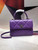 Chanel Small Flap Bag With Top Handle A92236 Purple 