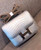 Rare Hermes Silver Constance 18 Alligator 