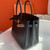 Hermes Black Birkin 30cm KK Ostrich Leather Gold Hardware