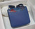 Hermès Limited Edition 2002 20cm "Sieste au Paradis” Blue Palladium Hardware