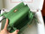 Hermes 3I Vert Criquet  Kelly Danse Bag Evercolour Leather Gold Hardware