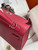 HERMES KELLY 28 SELLIER RUBIS EPSOM PALLADIUM HARDWARE