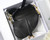Christian MICRO SADDLE BAG Black Goatskin