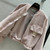 Fendi Pink mink bomber jacket
