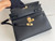 Hermes Kelly Elan Shoulder Strap Bag Black