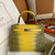 Hermes Kelly 25 Sellier Yellow Lizard Palladium Hardware