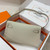 Hermes Kelly Elan bag Sellier Craie Chevre goatsk in Gold hardware